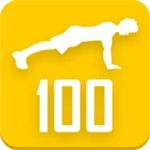 100 pushups android application logo